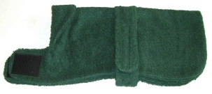 Dogs & Co Green Towelling Dog Coat