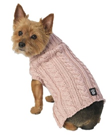 Petrageous Cable Knit Jumper - Dusky Pink