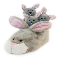 ZippyPaws Slipper Nest Dog Toy - Bunny